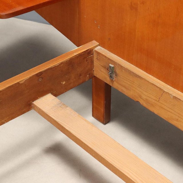 Wood Vintage Single Bed in Teak, 1960s For Sale - Image 7 of 13