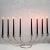 Mid-Century Modern Vintage Silver Candelabra Grandmillennial Table Centerpiece For Sale - Image 3 of 18