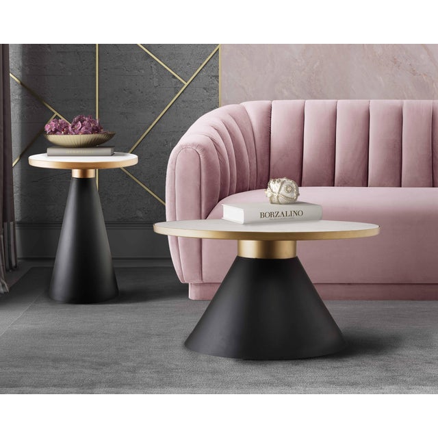 2020s Richard Marble Side Table For Sale - Image 5 of 6