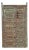 Antique Indian Carved and Painted Teakwood Gujarati Door For Sale