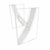 1970s Vintage Mid-Century Modern Frosted Design Lucite Dining Table Base For Sale - Image 5 of 9