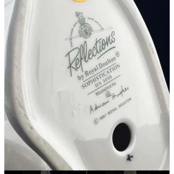 Royal Doulton Royal Doulton Reflections Figurine "Sophistication" For Sale - Image 4 of 4