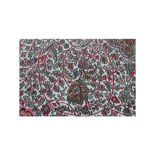 12x18 Indo Kashmir Silk Area Rug - 100901 For Sale - Image 12 of 14