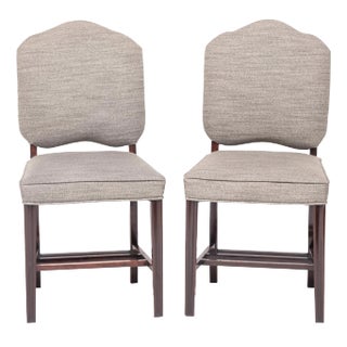 Chinese Art Deco Dining Chairs, circa 1920-1930s - A Pair For Sale