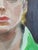 Portrait of Woman in Green, Oil on Canvas, 1980s, Framed For Sale - Image 9 of 16