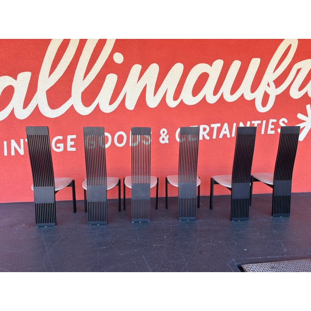 Late 20th Century Italian Postmod Costantini Pietro Dining Chairs - 6 For Sale - Image 5 of 11