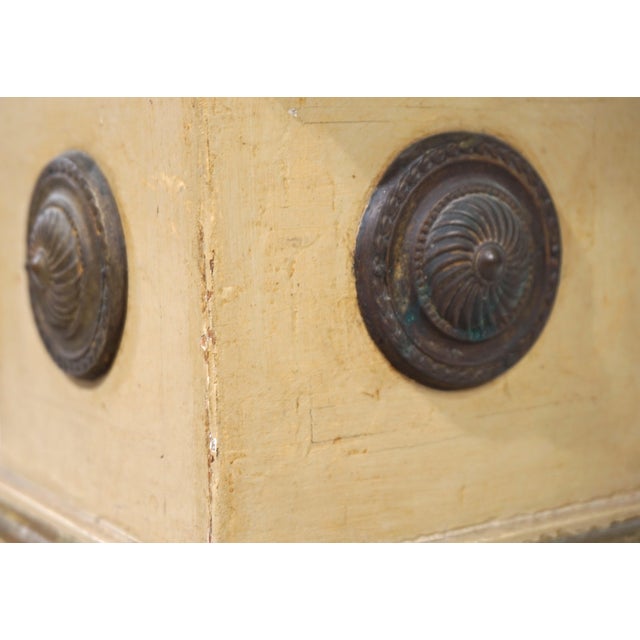 Antique Sculptural Church Candleholder in Wood, 1860 For Sale - Image 12 of 14