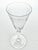 1940s 1940s Vintage Set of 3 Etched Flower & Garland Crystal Wine Glasses For Sale - Image 5 of 8