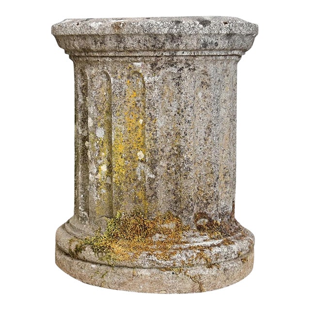 English 19th Century Cast Stone Column For Sale