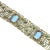Blue Vintage Art Deco Czech Sapphire Crystal Bracelet 1930s For Sale - Image 8 of 8