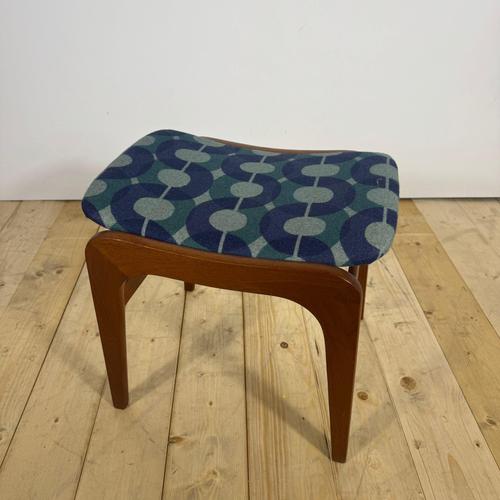 Vintage Danish Teak Ottoman, 1960s For Sale - Image 5 of 9