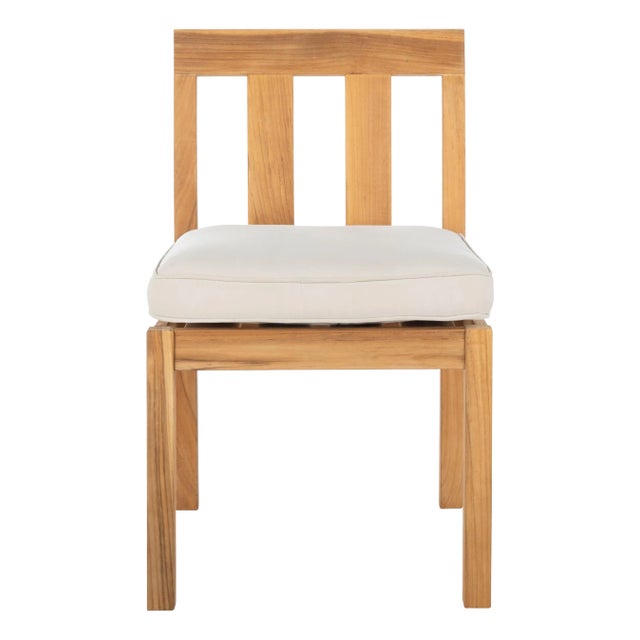 Montford Teak Dining Chair - Natural / Beige For Sale