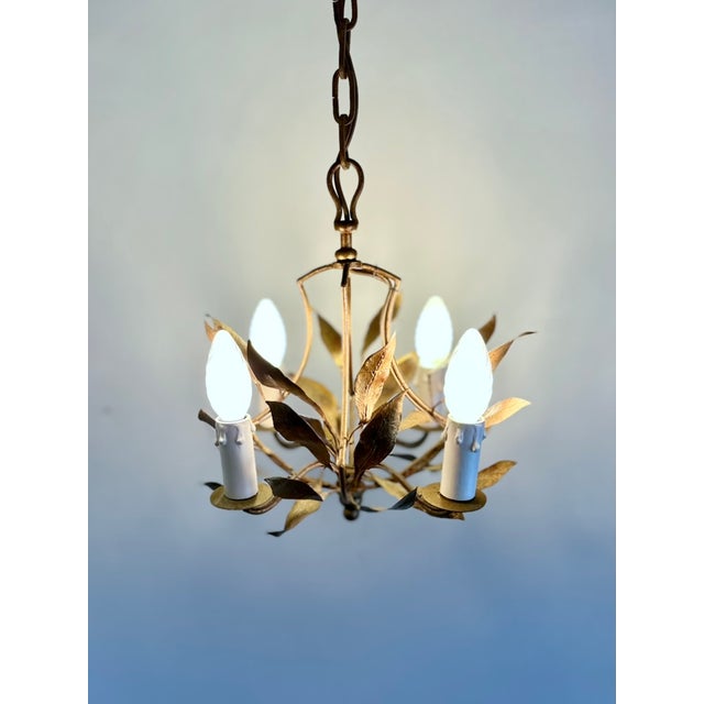Vintage Hollywood Regency Pendant Light, 1960 For Sale - Image 12 of 18