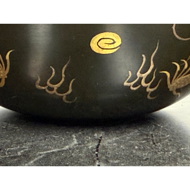 Japanese Lacquer Dragon Bowls, Pair For Sale - Image 11 of 12