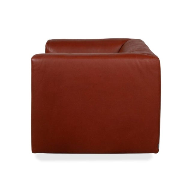 Red Leather Armchairs from Walter Knoll, Set of 2 For Sale - Image 12 of 14