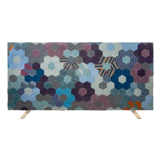 Missoni for Saporiti Italia Tapestry Floor Screen For Sale