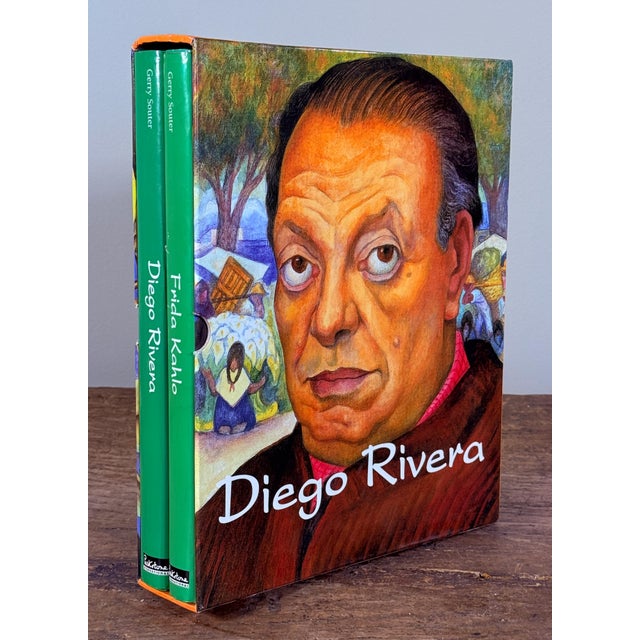 Rare Frida Kahlo and Diego Rivera Illustrated Book Set by Gerry Souter For Sale - Image 4 of 8