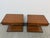 Wood William Eastburn Design for Crate & Barrel Blair Nightstands, Pair For Sale - Image 7 of 12