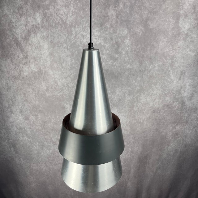 Black Vintage Pendant Lamp from Fog & Mørup, 1963 For Sale - Image 8 of 10