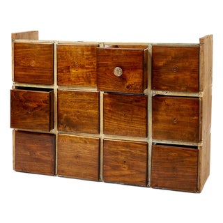 Poplar Shop Chest of Drawers, 1890s For Sale