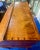 Wood Tiger Maple Bench Made Drop Front Secretary Desk on Frame Late 20th Century For Sale - Image 7 of 18