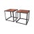 Jorge Zalszupin Vintage in Style of Domino Side Tables by Jorge Zalszupin Rosewood Cube Side Tables - a Pair For Sale - Image 4 of 5