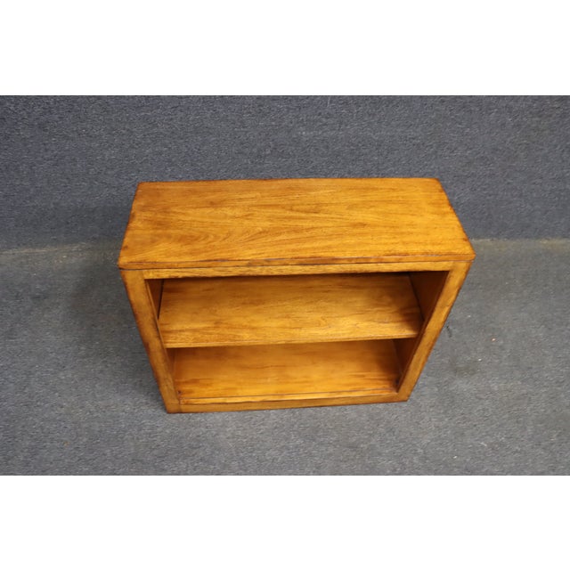 Late 20th Century Ethan Allen Cherry Low Bookcase For Sale - Image 5 of 10