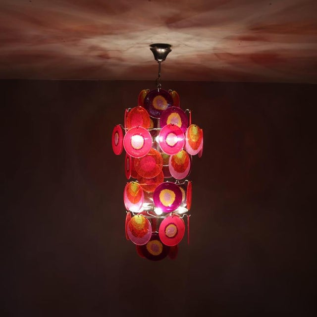 Disk Candelier from Aro Leuchten, Germany, 1970s For Sale - Image 3 of 9