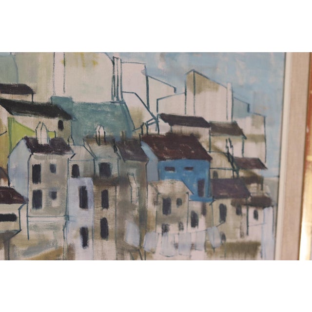 Harry Wichmann, City View, 1957, Oil on Canvas, Framed For Sale - Image 13 of 18
