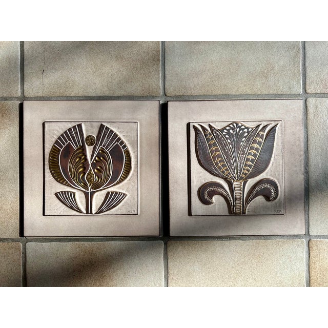 Ceramic Wall Reliefs by Ceramano, Germany, 1970s, Set of 2 For Sale - Image 15 of 15