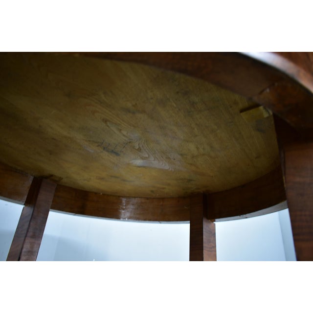 Art Deco Round Table in Wood and Veneer, 1930s For Sale - Image 18 of 18
