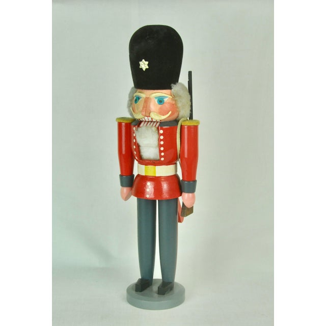 German Nutcracker with Red Jacket, 1960s, in Very Good conditions. Designed 1960 to 1969