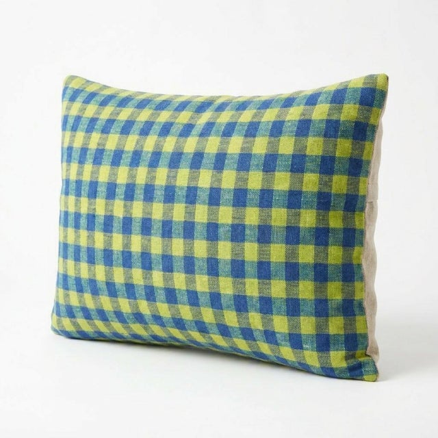 Mid-Century Modern Heritage Wool Lumbar Rug Pillow Cover 16'' X 24'' For Sale - Image 3 of 4