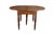 An antique Victorian era drop-leaf table, constructed from solid mahogany wood with a warm, naturally aged patina. The...