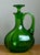 Glass Vintage Green Glass Decanter For Sale - Image 7 of 12