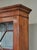 Antique English Mahogany Single Door Curio Display Cabinet For Sale In Denver - Image 6 of 16