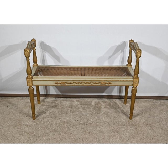 Traditional Directoire Bench, Late 19th Century For Sale - Image 3 of 18