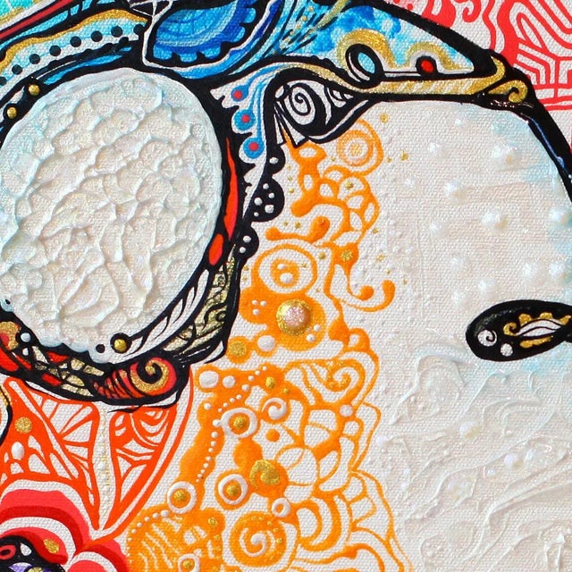 This is a one of a kind original cubist painting by San Diego artist, Alexander Arshansky. Its dimensions are 24x24x1.5....