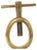Mid-Century Brass Nut Cracker attributed to Carl Auböck, Austria, 1950s For Sale