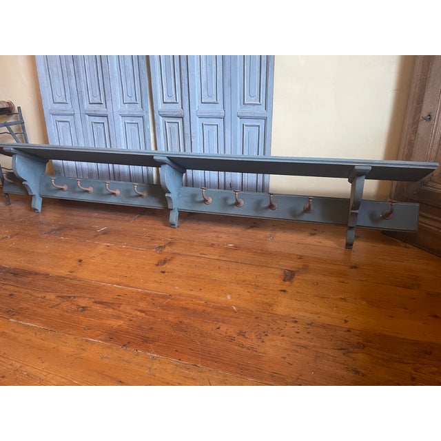 French Wall Coat Rack, 1910 For Sale - Image 16 of 17