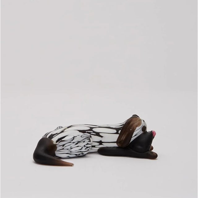 Glass Animal Sculptures in Black and White by Archimede Seguso, Set of 4 For Sale - Image 7 of 18