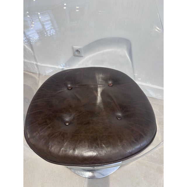 Metal Champagne Chairs by Estelle and Erwin Laverne for Laverne International, 1950s, Set of 6 For Sale - Image 7 of 16