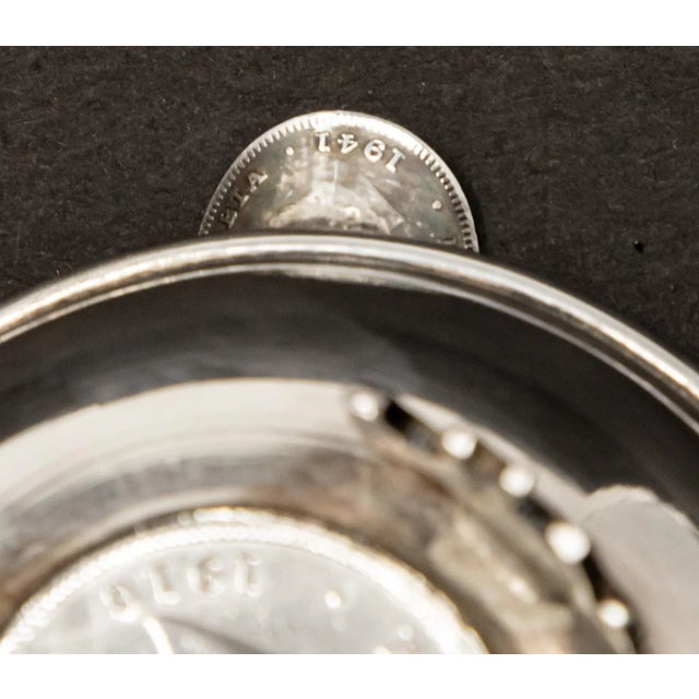 Mid 20th Century Sterling Silver Ash Receiver For Sale - Image 9 of 10