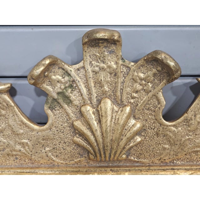 Friedman Brothers Friedman Brothers Double Eagle Colonial Williamsburg Gold Gilt Mirror Cw Lg 6 For Sale - Image 4 of 17