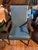 Teal Vinyl Vintage Chair For Sale - Image 4 of 7