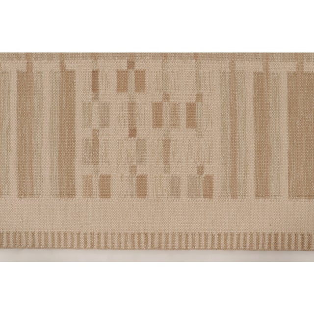 Contemporary Art Deco Style Geometric Wool Kilim by Rug & Kilim, India For Sale In New York - Image 6 of 11