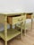 Wood Mid 20th Century Henry Link Bali Hai Green Faux Bamboo Pair of Nightstands Hollywood Regency For Sale - Image 7 of 16