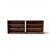 Vintage Primitive Rustic Low Wood Bookcase No. 57a For Sale - Image 15 of 18