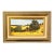 Mid 20th Century Richard Danskin Original Oil Painting Horse Farm Barn Rustic Landscape Carmel California For Sale