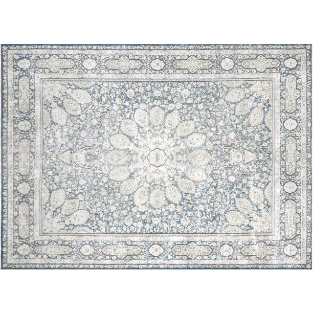 Textile 1960s Persian Kerman Rug For Sale - Image 7 of 7